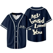 Josiah Queen Promised Land Logo Merch Baseball Jacket Tee Summer Unisex Vneck Short Sleeve T-Shirts