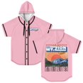 thumbnail image 1 of Josiah Queen The Mt. Zion Tour Merch Hooded Baseball Jersey Short Sleeve Shirt Women Men Crewneck Tee, 1 of 3