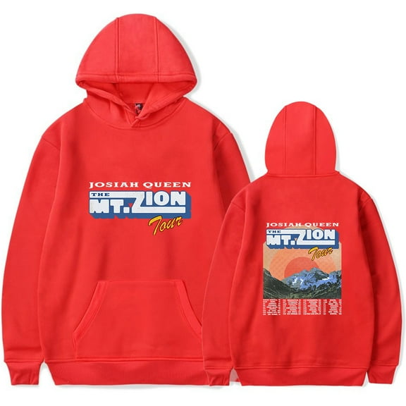 Josiah Queen The Mt. Zion Tour Merch Hoodies Women Men Casual Long Sleeve Sweatshirt Clothes