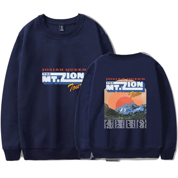 Josiah Queen The Mt. Zion Tour Merch Sweatshirt Women Men Casual Crewneck Long Sleeve Pullover Clothes