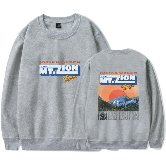 Josiah Queen The Mt. Zion Tour Merch Sweatshirt Women Men Casual Crewneck Long Sleeve Pullover Clothes