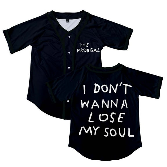 Josiah Queen The Prodigal Button V-Neck Shirt Women Men Short Sleeve Streetwear Clothes