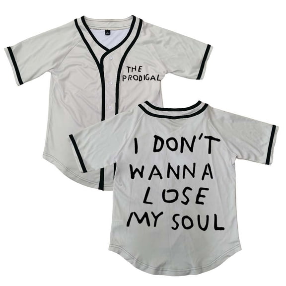 Josiah Queen The Prodigal Button V-Neck Shirt Women Men Short Sleeve Streetwear Clothes