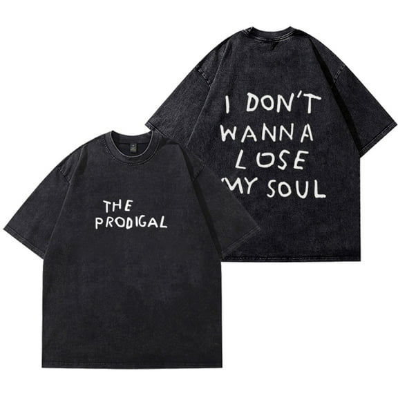 Josiah Queen The Prodigal T-Shirt Vintage Wash Tee Women Men Short Sleeve Casual Crewneck Tee