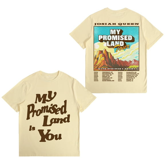 Josiah Queen The Prodigal Tour 2025 Cotton Tshirt Casual Short Sleeve Fashion Tees
