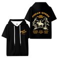 thumbnail image 1 of Josiah Queen The Prodigal Tour Hooded Tshirt Hip Hop Short Sleeve Fashion Hoody Tee, 1 of 2