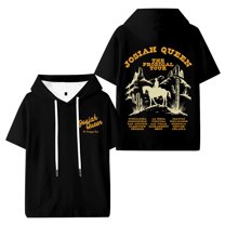 Josiah Queen The Prodigal Tour Hooded Tshirt Hip Hop Short Sleeve Fashion Hoody Tee