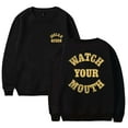 thumbnail image 1 of Josiah Queen Watch Your Mouth Sweatshirt Women Men Casual Crewneck Long Sleeve Pullover Clothes, 1 of 2