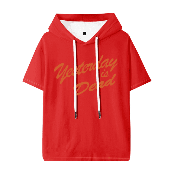 Josiah Queen Yesterday Is Dead Hooded T-shirt Women Men Fashion Short Sleeve Tee