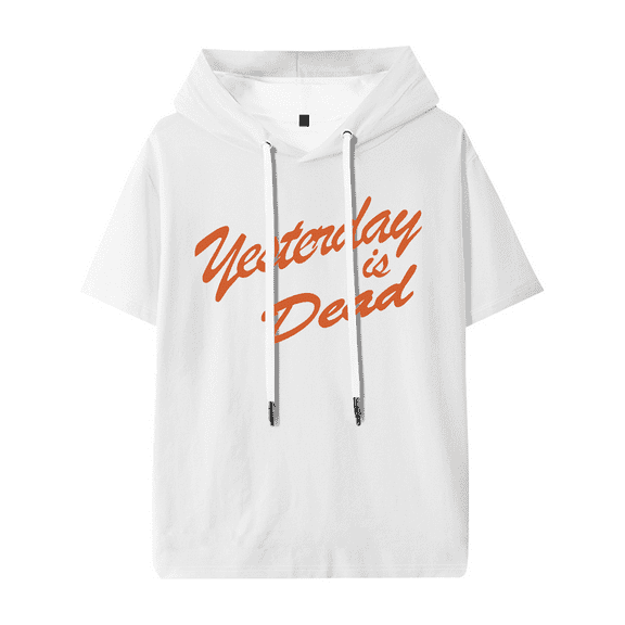 Josiah Queen Yesterday Is Dead Hooded T-shirt Women Men Fashion Short Sleeve Tee