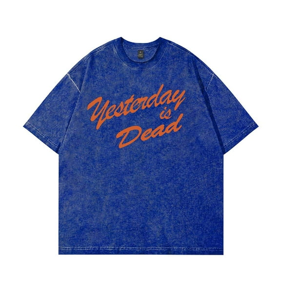 Josiah Queen Yesterday is Dead Merch T-Shirt Cotton Wash Tee Women Men Short Sleeve Casual Crewneck Tee