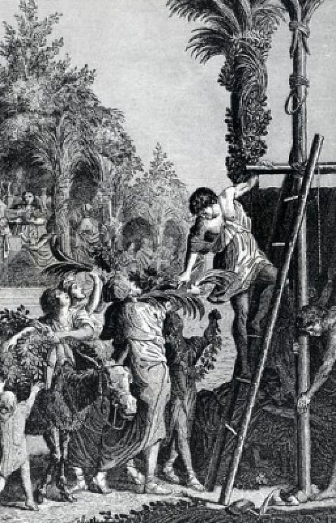 Josiahs Passover by Jules Peronard illustration (18th C) Canvas Art - Jules Peronard (24 x 36)