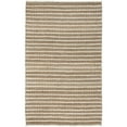 thumbnail image 1 of Josie 8 x 10 Area Rug Handwoven Jute Braided and Coiled White Stripes - Saltoro Sherpi, 1 of 5