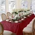 thumbnail image 1 of Josie Accessories Inc. Elrene Barcelona Damask Elegant Fabric Tablecloth Burgundy 60"x102" Oblong, 1 of 5