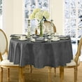 thumbnail image 1 of Josie Accessories Inc. Elrene Barcelona Damask Elegant Fabric Tablecloth gray 60"x84" Oval Oval, 1 of 5