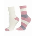 thumbnail image 1 of Josie Natori Chenille Crew Socks, 2 pack, 1 of 3