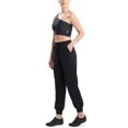 thumbnail image 1 of Josie Natori Interlocked Women's Jogger Pants Black Size XL MSRP $78, 1 of 2