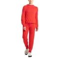 thumbnail image 1 of Josie Natori Womens Retreat Hoodie,Salsa,Large, 1 of 1