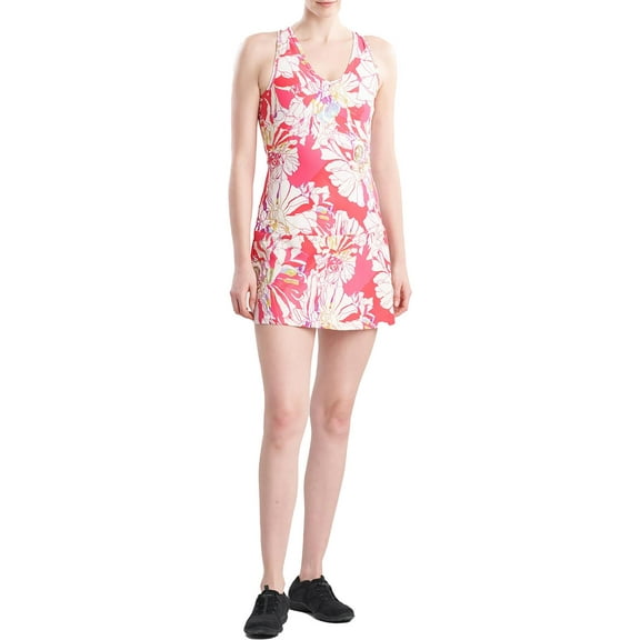 Josie Natori Womens Sport Cut Out Athletic Dress