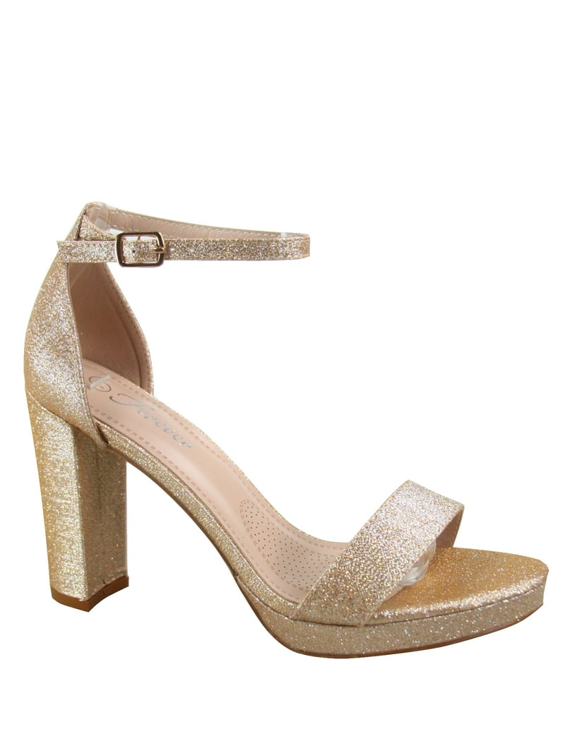 Josina-66 Women's Open Toe Ankle Strap Buckle Platform Chunky High