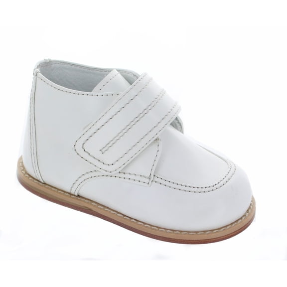 Josmo 8191 Hook And Loop Toddlers Medium Width Walking Shoes, White, 6.5