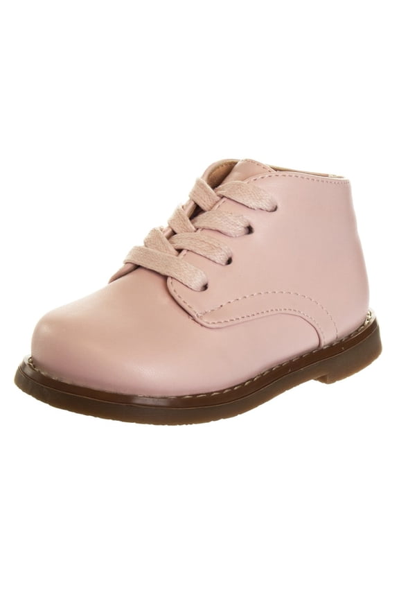 Baby Boys Girls Unisex Walking Shoes First Step Walker Lightweight Synthetic Non, Slip High Top , Pink, Size: 5