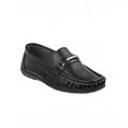 thumbnail image 1 of Josmo Boys Casual Slip-On Loafers with Metal Accent - Black Snake, 10, 1 of 8