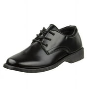 Josmo Boys Classic Oxford Casual Dress Shoe, Black, 5