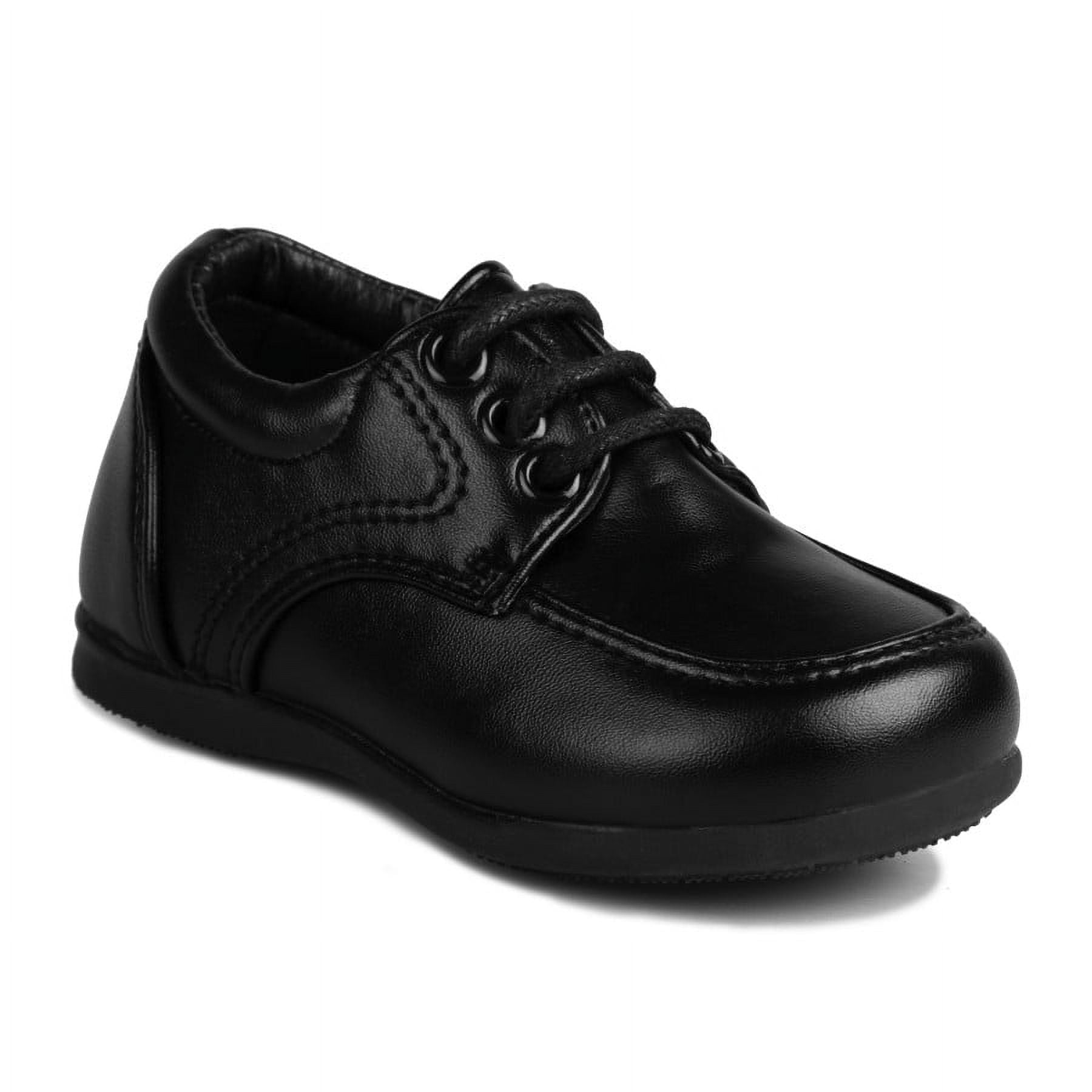 toddler boy black dress shoes Josmo Boys Laces Toddler Dress Shoes