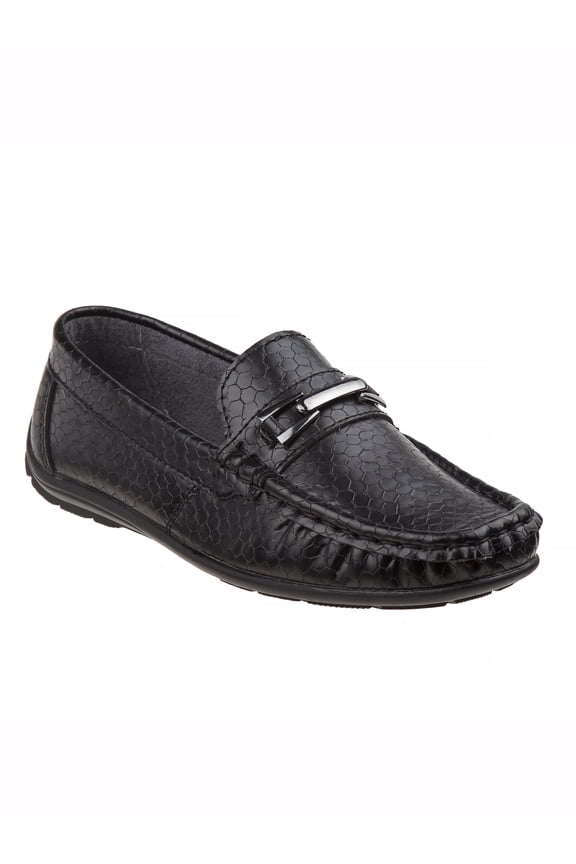 Boys Loafer w/ metal accent