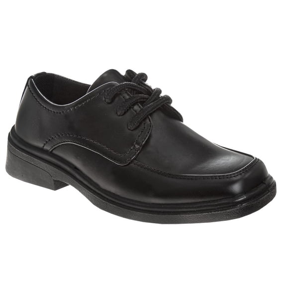 Josmo Boys Oxford Dress Shoes. (Little Kids Big Kids), Black, 11