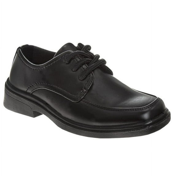 Josmo Boys Oxford Dress Shoes. (Little Kids Big Kids), Black, 12