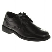 Josmo Boys Wingtip Oxford Lace Dress Shoes - Black, 10