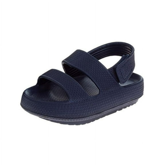 Josmo Boys And Girls Hook And Loop Eva Sandals. (Toddler Little Kids), Navy, Size: 8