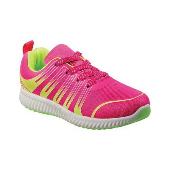 Josmo Fuchsia Lime Casual Trendy Toddler Girls' Sneakers