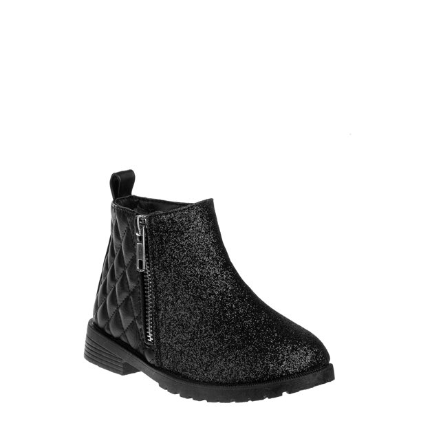 Josmo Glitter Colorblock Zipper Fashion AnkleBoots (Toddler Girls