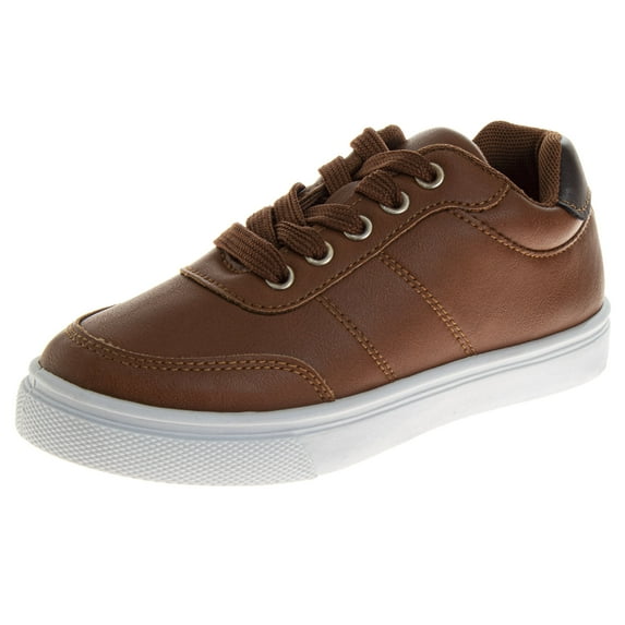 Josmo Kids Boys' Lace-Up Casual Sneakers. (Little Kids/Big Kids) - Tan, Size: 1