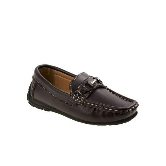 Josmo Little Kids Boys Loafer, Brown , Size: 1