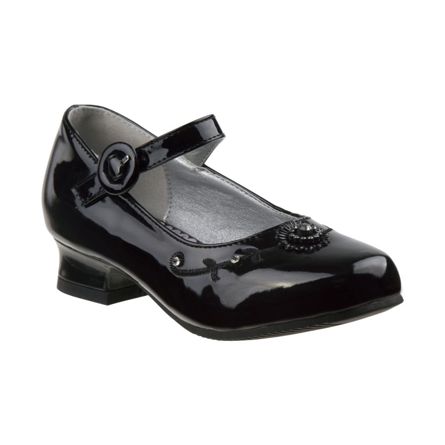 Josmo Little Kids Girls Dress Shoes - Black Patent, 12 - Walmart.com