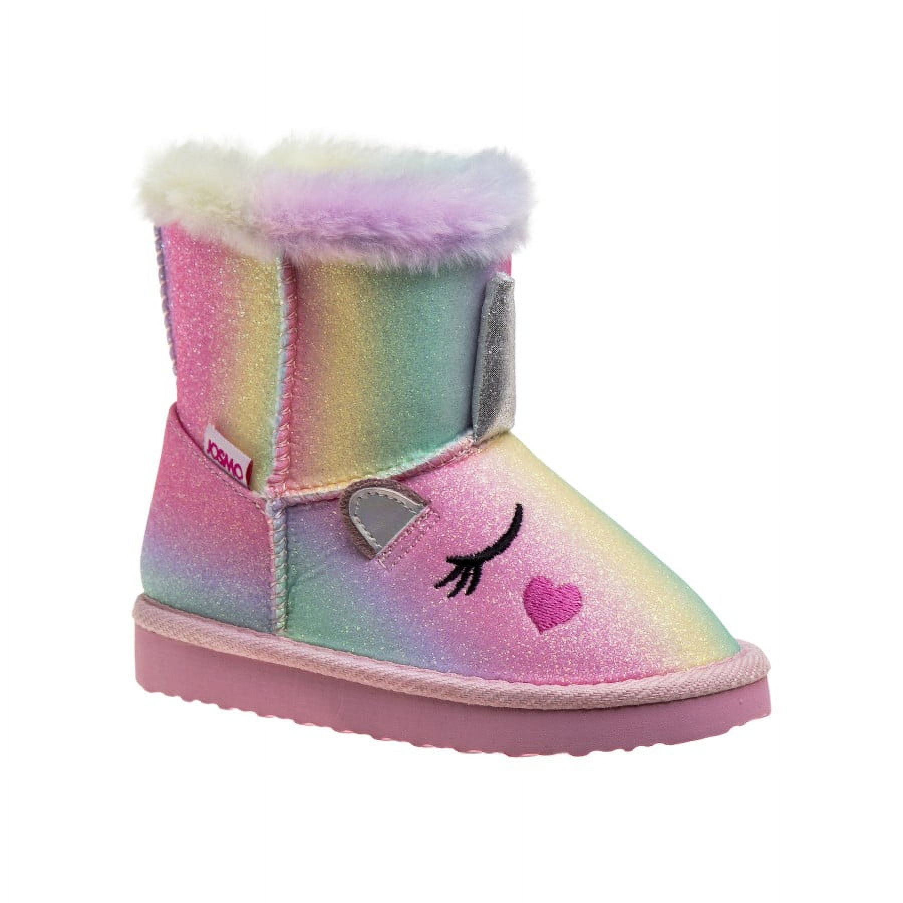 Josmo Little Kids Girls Multi Color Winter Boots - MultiGlitter, 7 ...