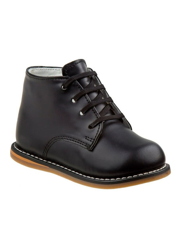 Josmo Logan Toddlers' Leather Medium Width Walking Shoes - Black, 2