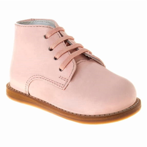 Josmo Logan Toddlers Leather Medium Width Walking Shoes, Pink, 4.5