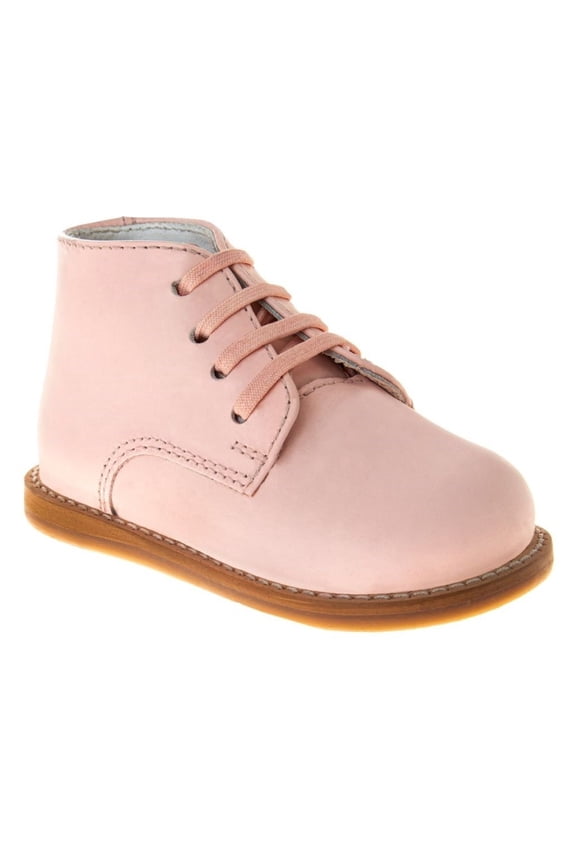 Logan Toddlers Leather Medium Width Walking Shoes, Pink, 4