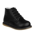 thumbnail image 1 of Josmo Logan Woven Baby Walking Shoes Medium Width Unisex Walking Shoes, Leather Non, Slip High Top, Black, 8, 1 of 9