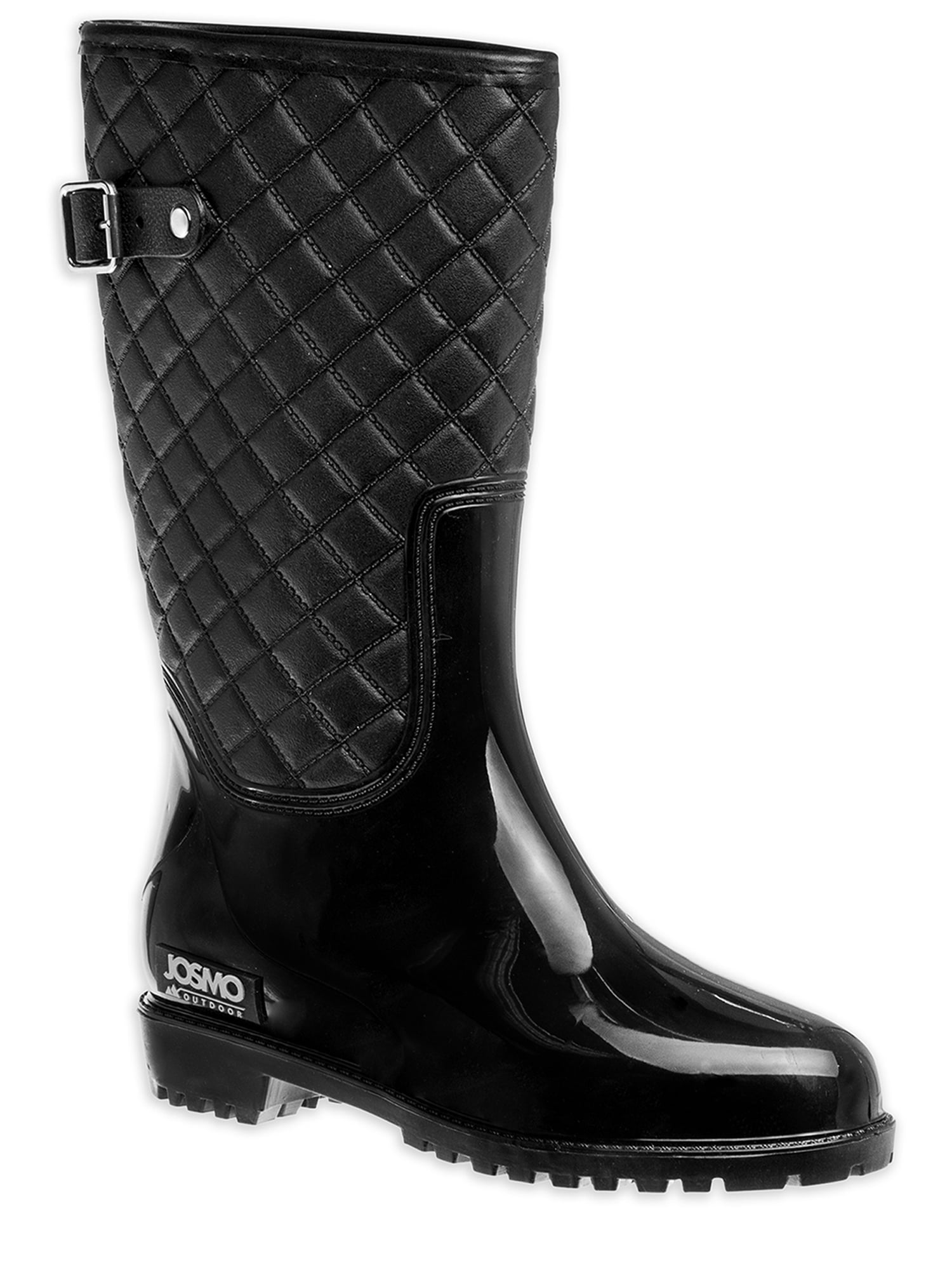 Josmo Outdoor Women's Waterproof Quilted Tall Rain Boot