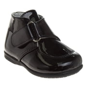 Josmo Shoes Toddler Boys Straps Dress Shoes, Black Patent, Size: 6