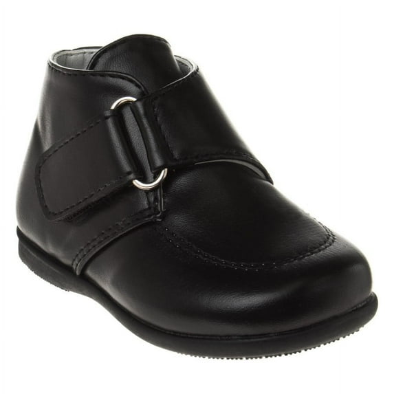 Josmo Shoes Toddler Boys Straps Dress Shoes, Black, Size: 3