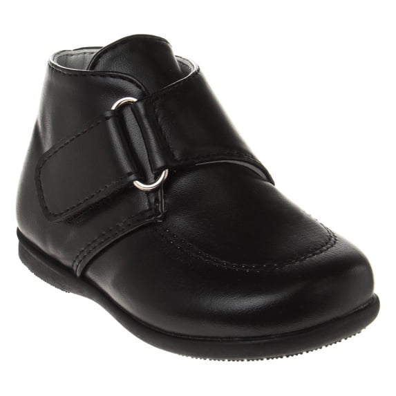 Josmo Shoes Toddler Boys Straps Dress Shoes, Black, Size: 3