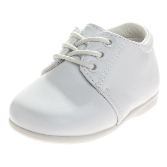 Josmo Shoes Toddler Boys Lace Up Dress Shoes, White, 6