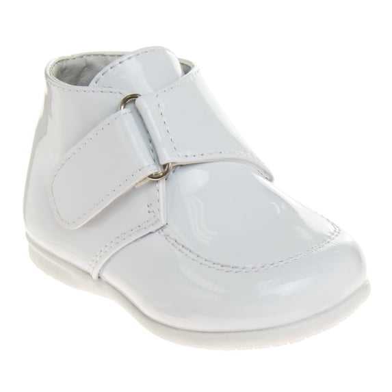 Josmo Shoes Toddler Boys Straps Dress Shoes, White Patent, Size: 6